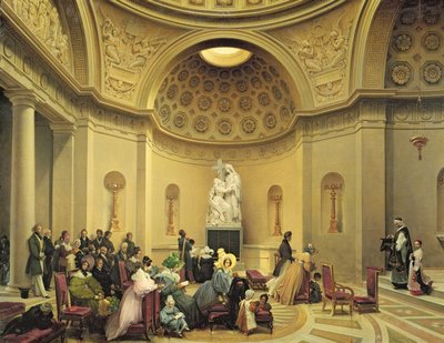 Messe in der Sühnekapelle, 1830-48 von Lancelot Théodore Turpin de Crissé de Crissé